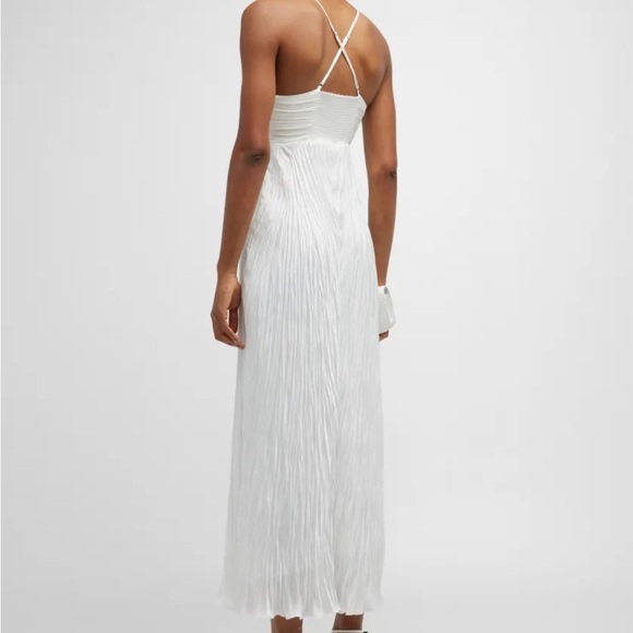 ALC Angelina Pleated Midi Dress White - Picture 3 of 10